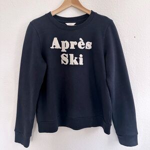 Apres Ski Navy Pullover Sweatshirt